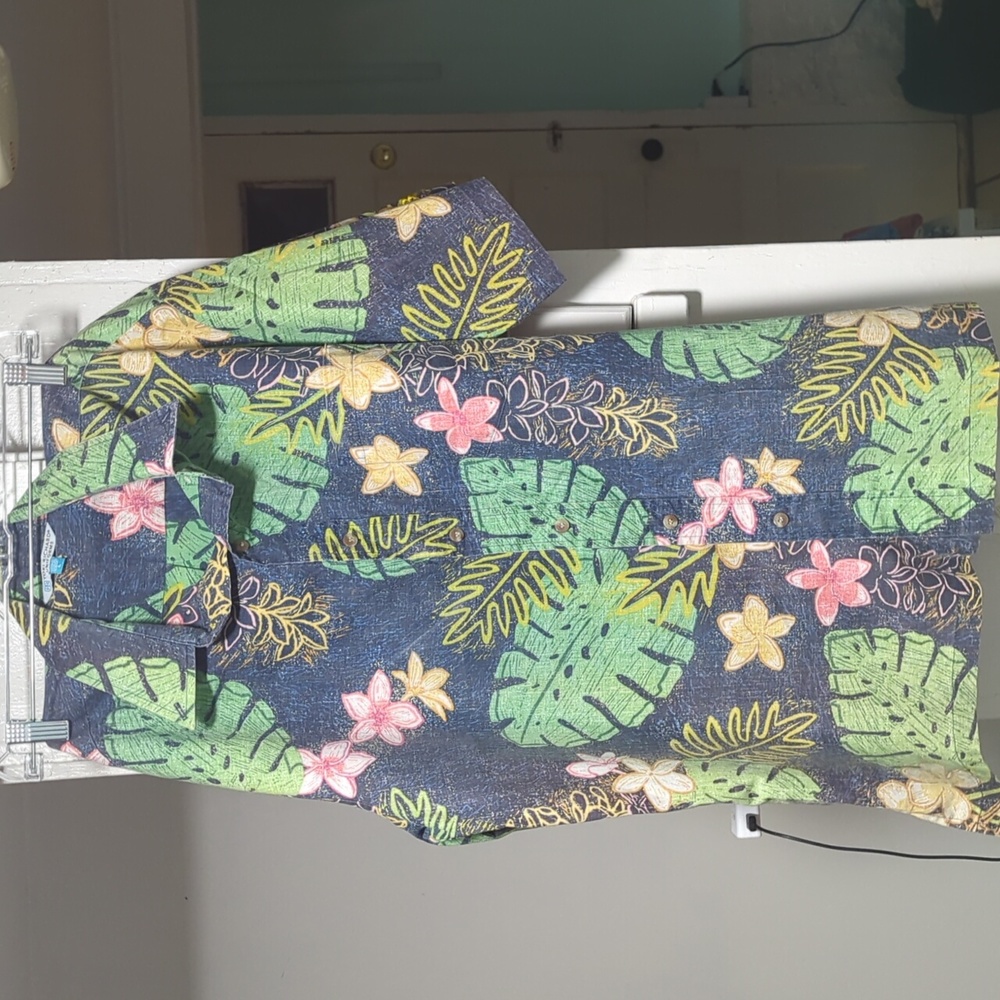 Tori Richards The Cab uniform s/s aloha shirt size L